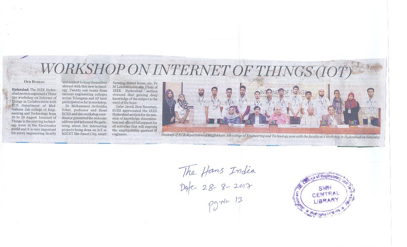 IEEE Internet of Things(IoT) Workshop, 2017