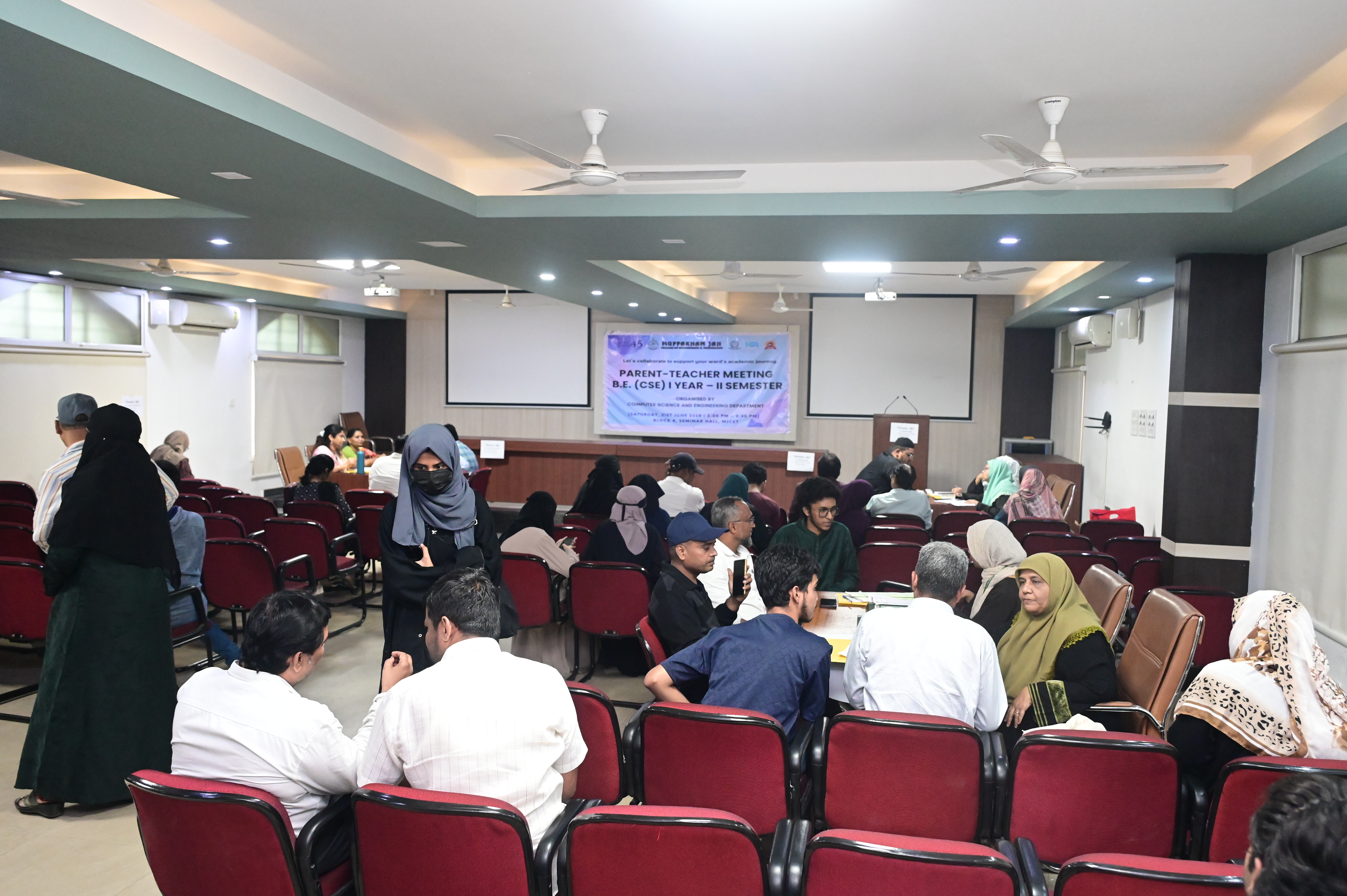 Parent Teacher Meeting (PTM) BE (CSE) I Year II Semester June 2025