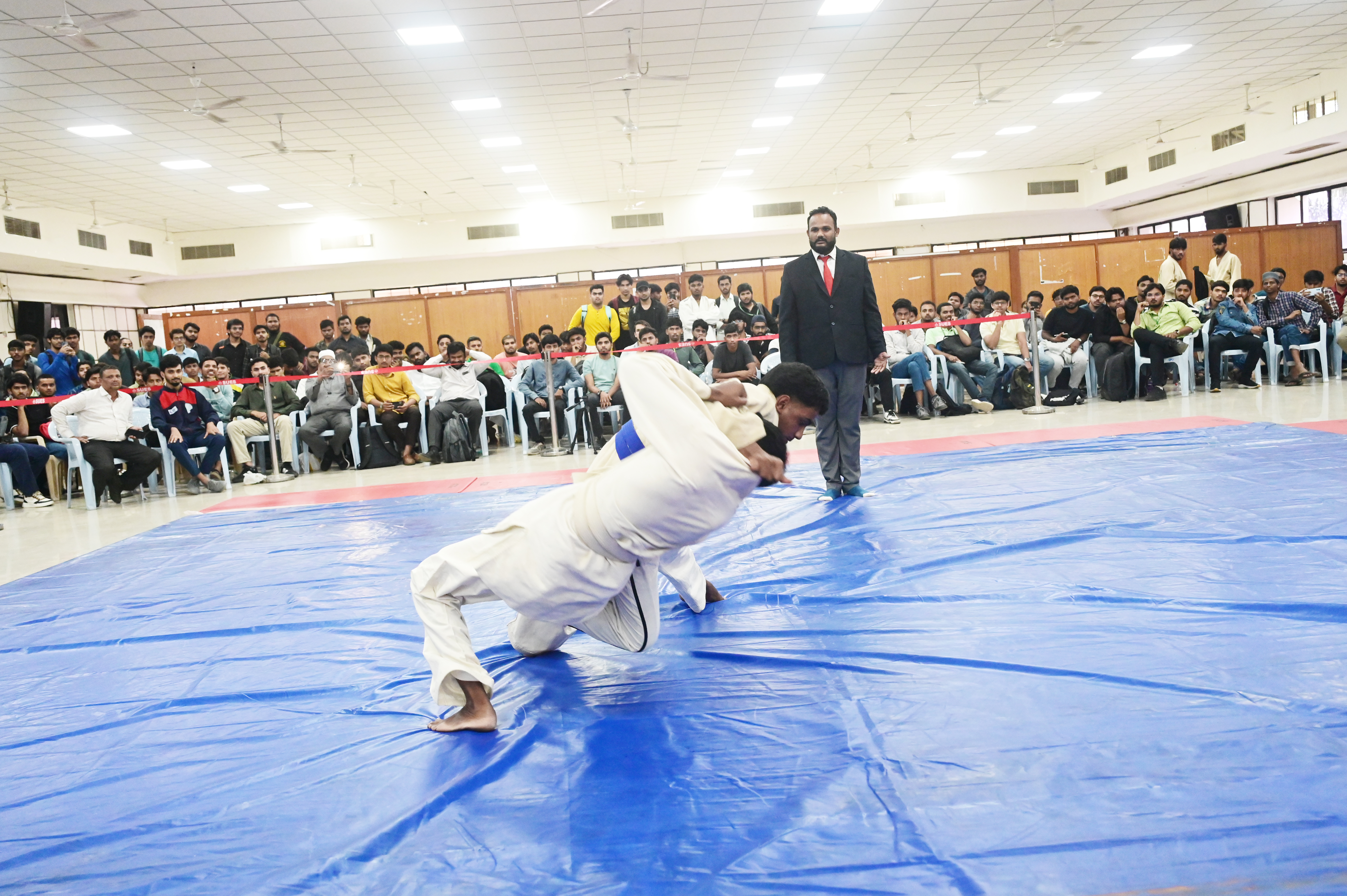 Osmania University Inter College Judo Championship 2025-26 at MJCET