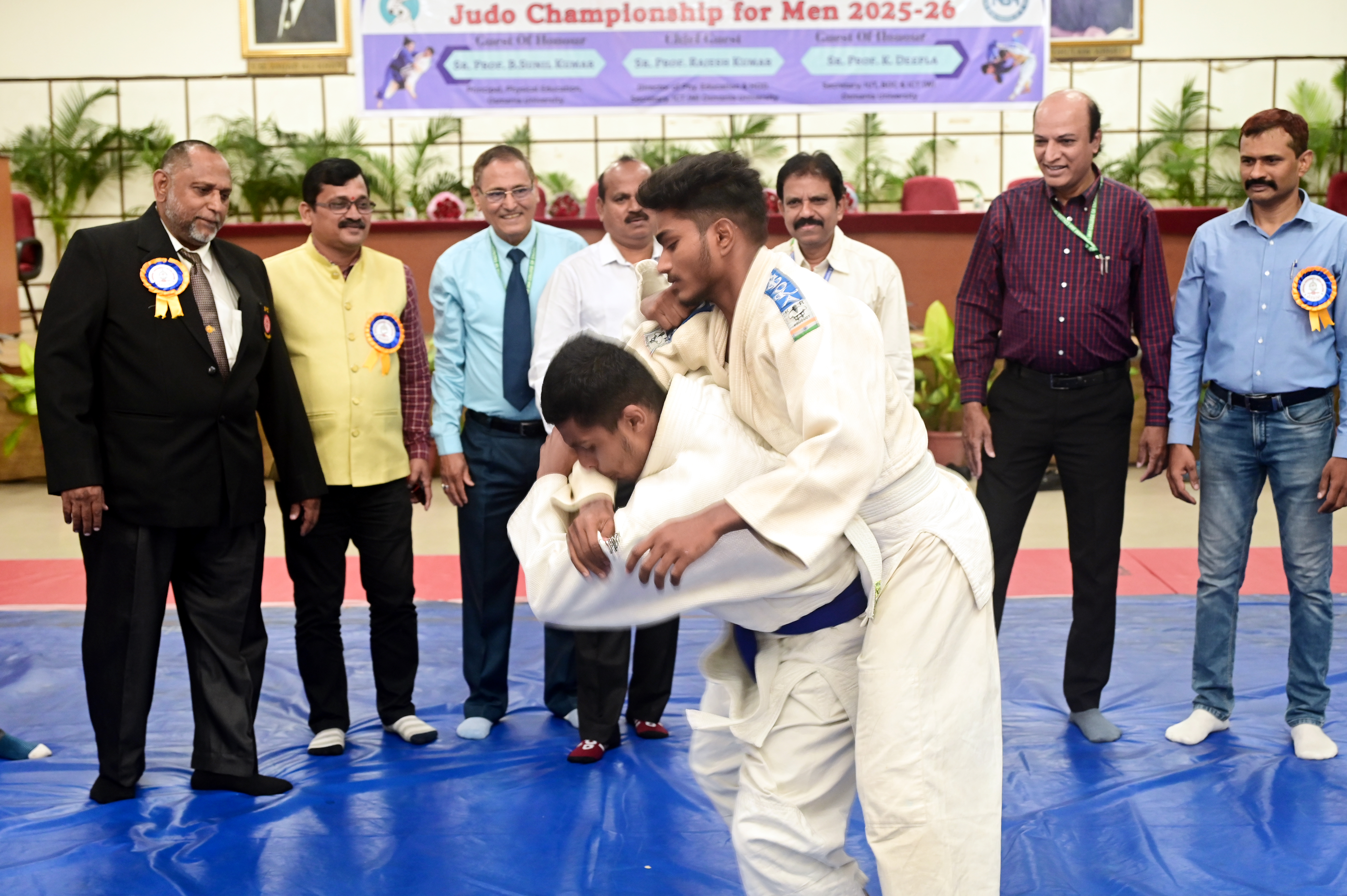 Osmania University Inter College Judo Championship 2025-26 at MJCET