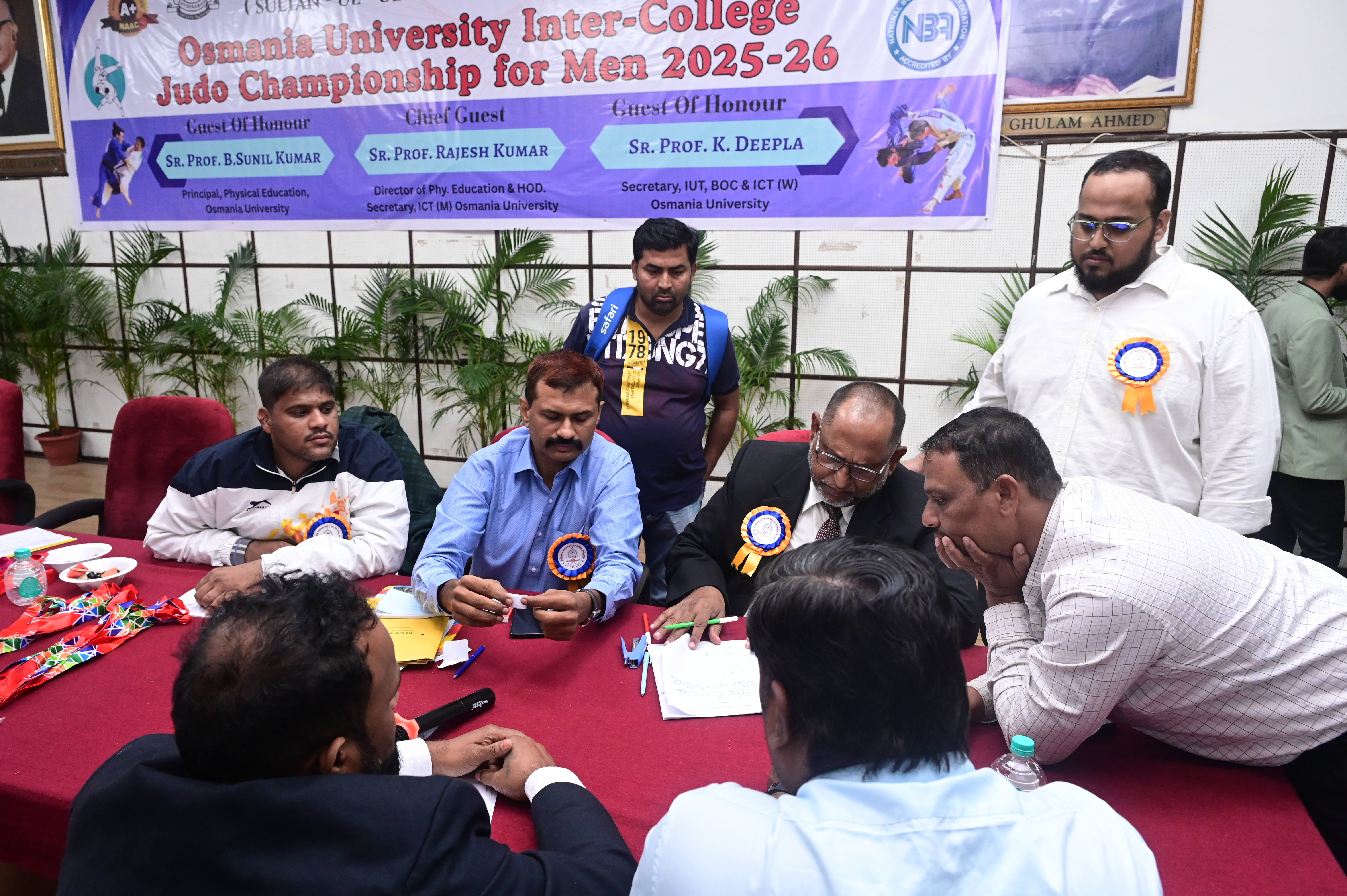 Osmania University Inter College Judo Championship 2025-26 at MJCET
