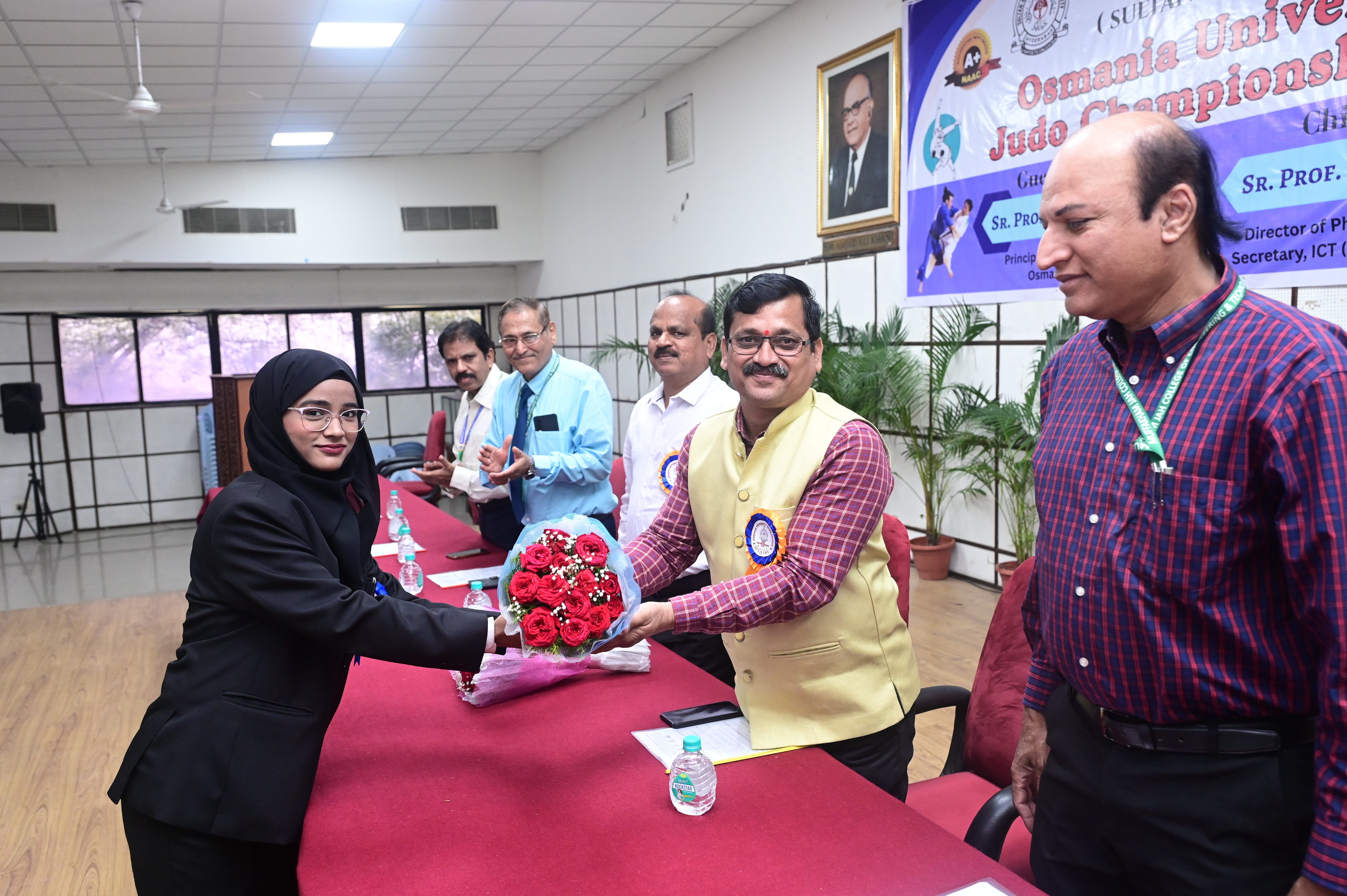 Osmania University Inter College Judo Championship 2025-26 at MJCET