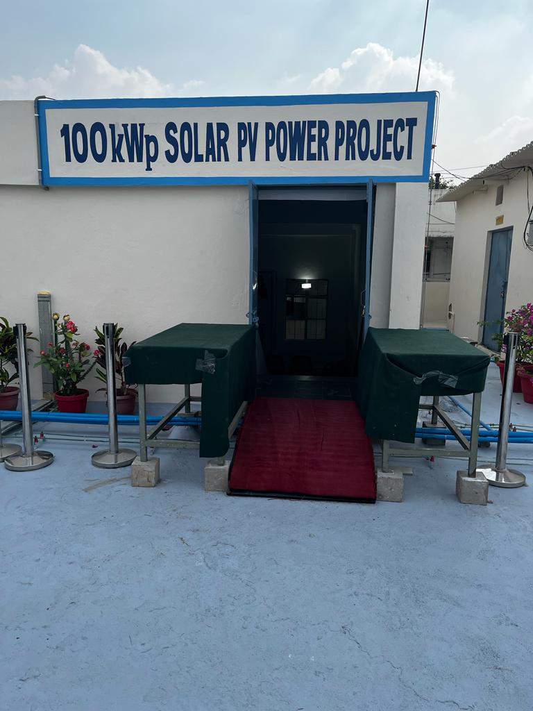 Inauguration of 100 kWp Solar PV Power Project 2022