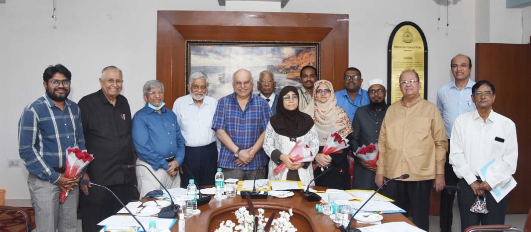 Felicitation of Faculty acquired Ph.D during G.C. meeting - March 2022