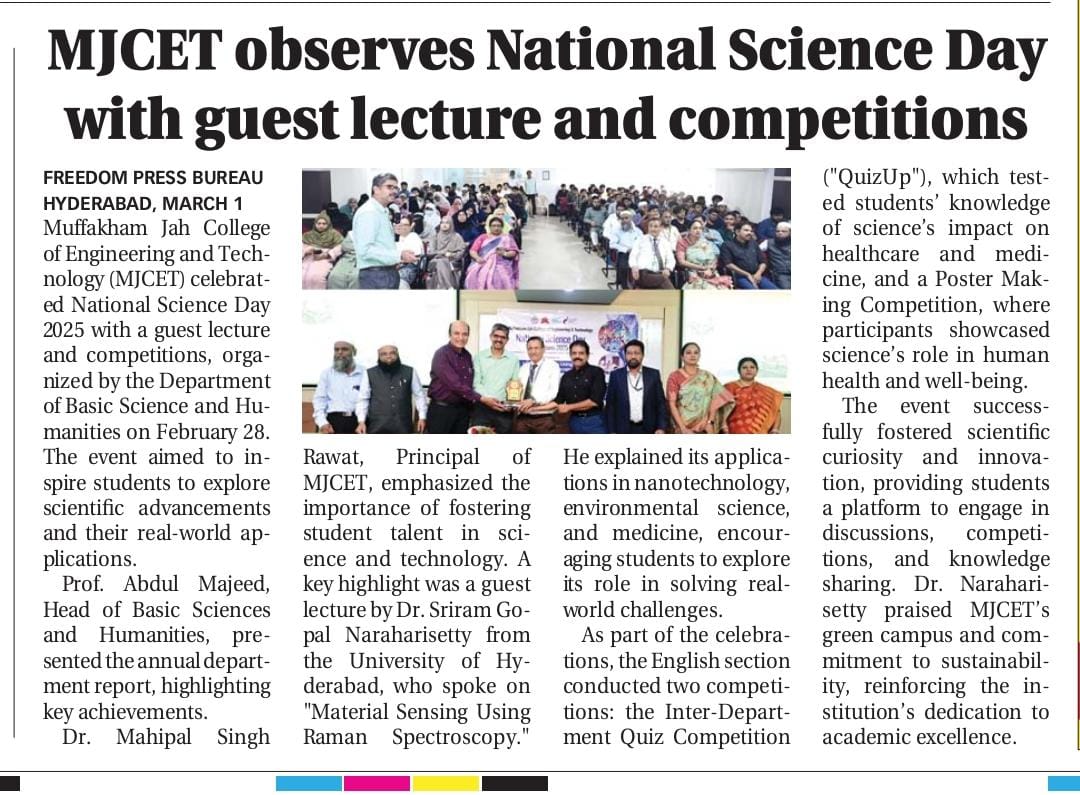 National Science Day Celebrations 2025