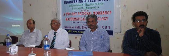 A TWO-DAY NATIONAL WORKSHOP  On  MATHEMATICAL TECHNOLOGY